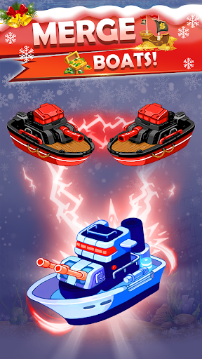 Merge Boats – Click to Build Boat Business - Gameplay image of android game