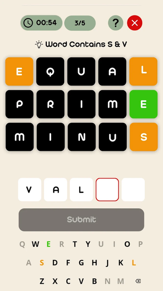 Word Guess Challenge Game - Gameplay image of android game