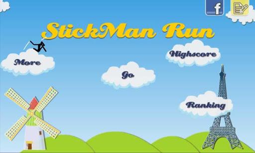 StickMan Running - Gameplay image of android game