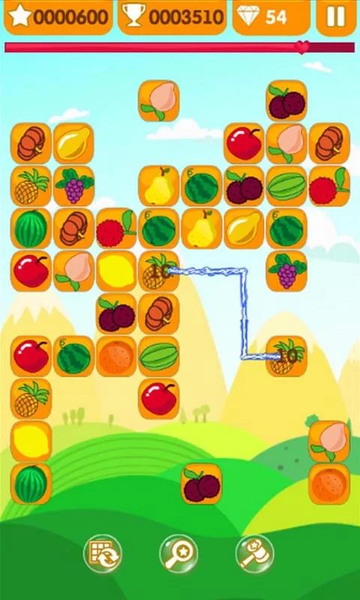 FRUIT Link Link (Match Game) - Gameplay image of android game
