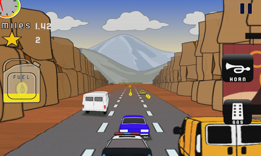 Car Run - Gameplay image of android game