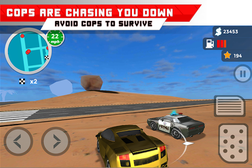 Hill Car Racing - Gameplay image of android game