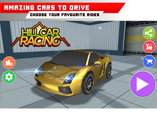 Hill Car Racing - Gameplay image of android game