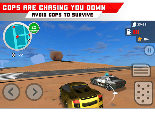 Hill Car Racing - Gameplay image of android game