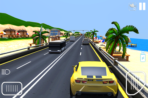 Highway Car Racing Game - Gameplay image of android game