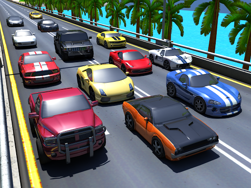 Highway Car Racing Game - Gameplay image of android game