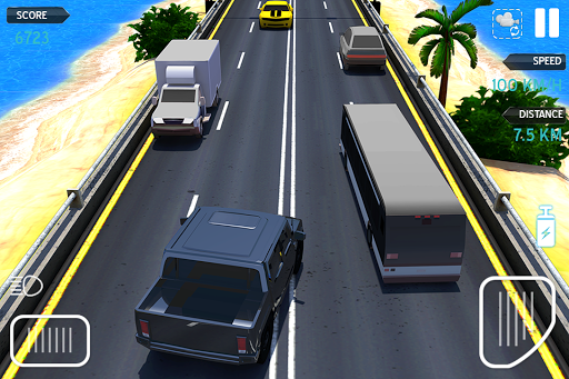 Highway Car Racing Game - Gameplay image of android game