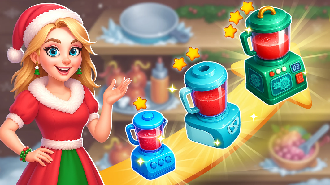 Christmas Chef Cooking Game - Gameplay image of android game