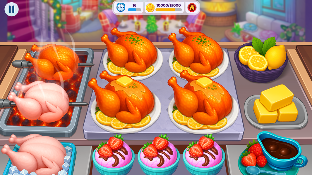 Christmas Chef Cooking Game - Gameplay image of android game