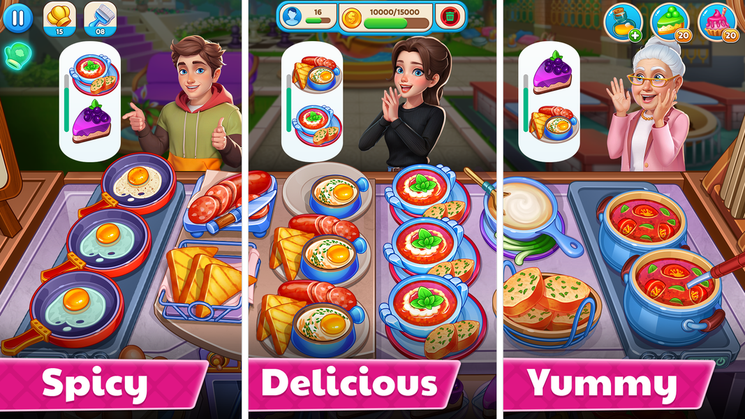 Cooking Manor : Cook & Design - عکس بازی موبایلی اندروید