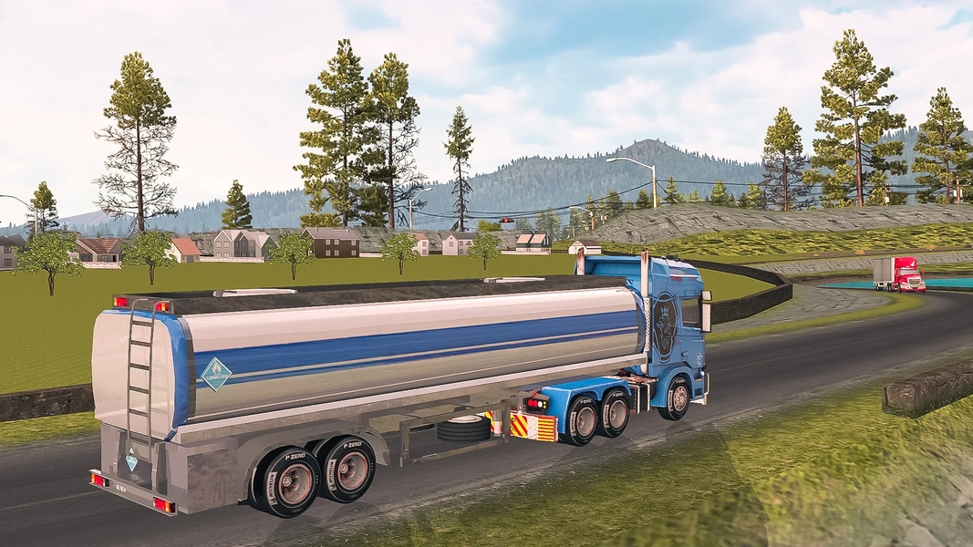 Truck Simulator games- Wheel - Gameplay image of android game