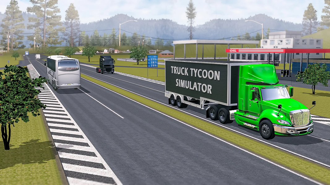 Truck Simulator games- Wheel - Gameplay image of android game
