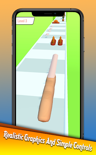 Longest Nail Stack Nail Run 3D - Image screenshot of android app