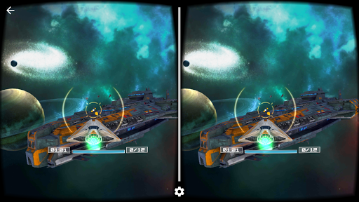 Deep Space Battle VR - Gameplay image of android game