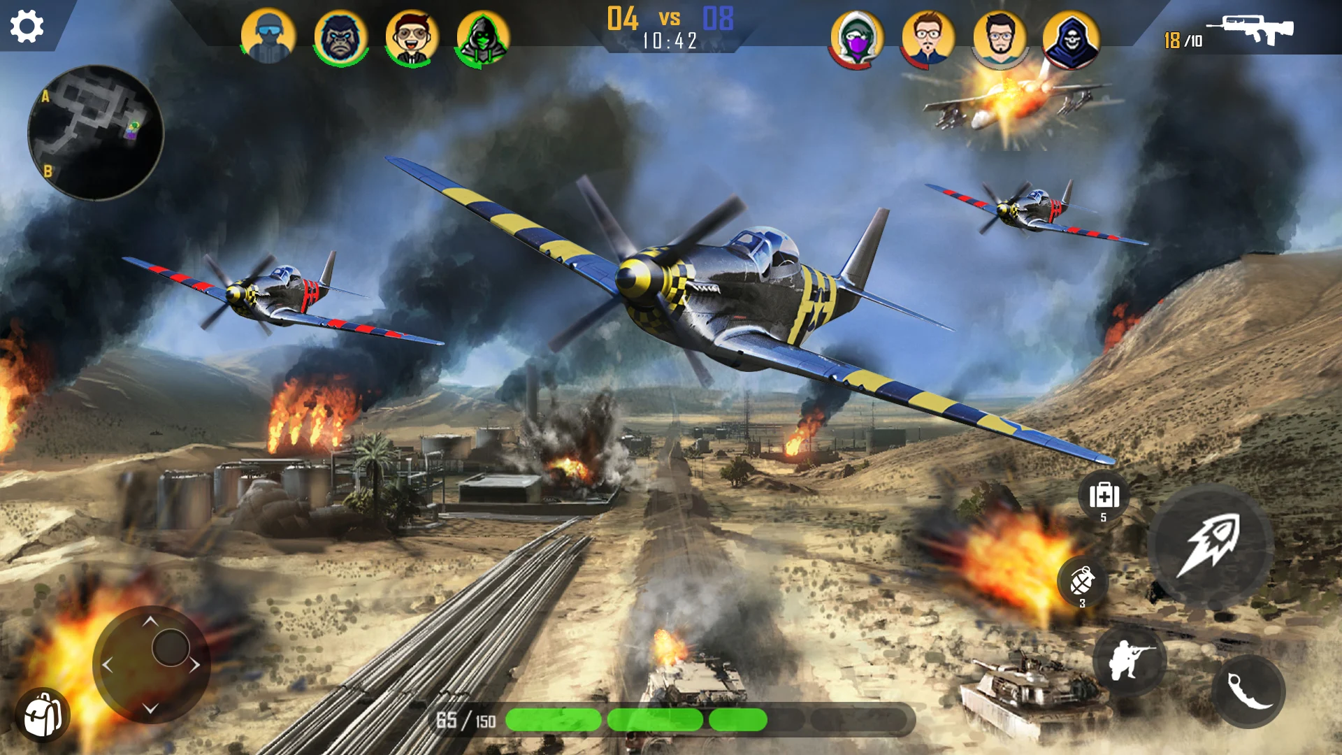 بازی Sky Combat Fighter Jet Games - دانلود | بازار