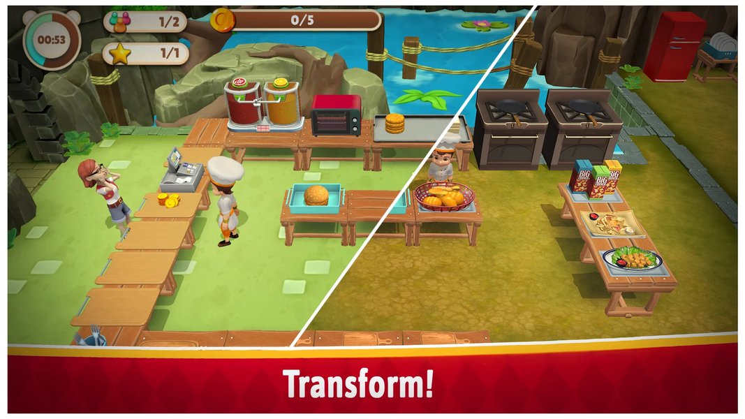 Cooking Mania: Chef's Cafe - Gameplay image of android game