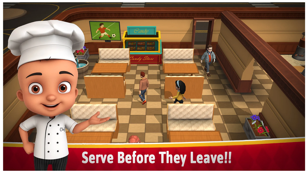 Cooking Mania: Chef's Cafe - Gameplay image of android game