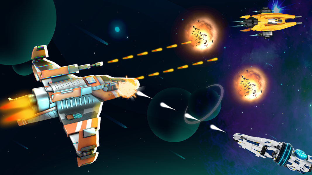 Space Shooting : Airplane Game - عکس برنامه موبایلی اندروید