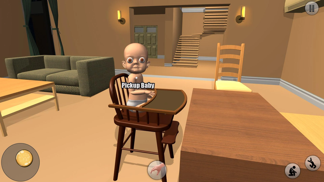 The Baby in Dark : Scary House - عکس بازی موبایلی اندروید