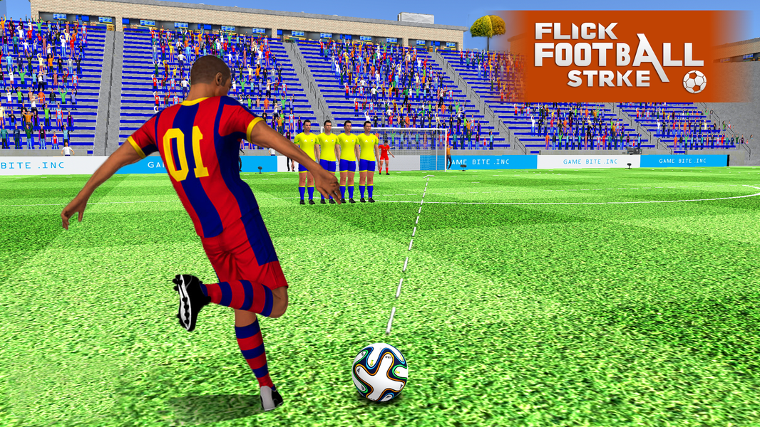 Flick Football: Soccer Strike - Gameplay image of android game