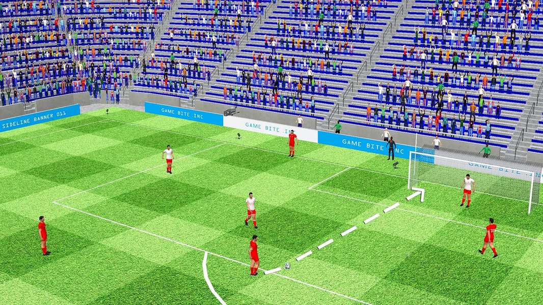 Flick Football: Soccer Strike - Gameplay image of android game