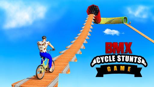 BMX Bicycle Stunts: Cycle Game - Gameplay image of android game