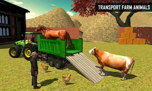 Real Offroad Farm Tractor Driving : Driving Game - Gameplay image of android game