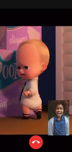 Boss Baby Call-Fake Video Call - Image screenshot of android app