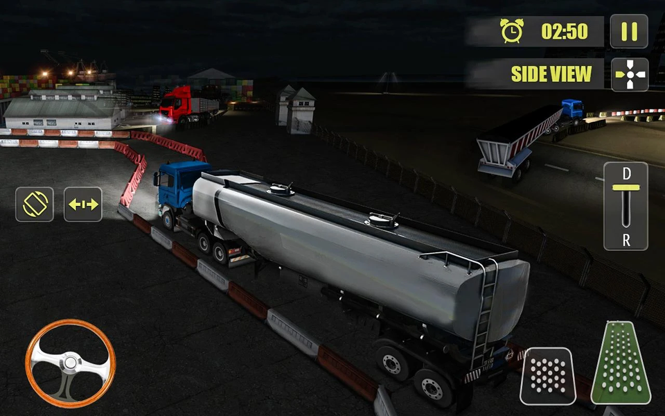 Night truck extreme parking - عکس بازی موبایلی اندروید