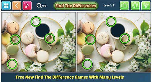 Find the difference 10 mb game - عکس برنامه موبایلی اندروید