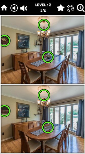 Find the differences - Gameplay image of android game