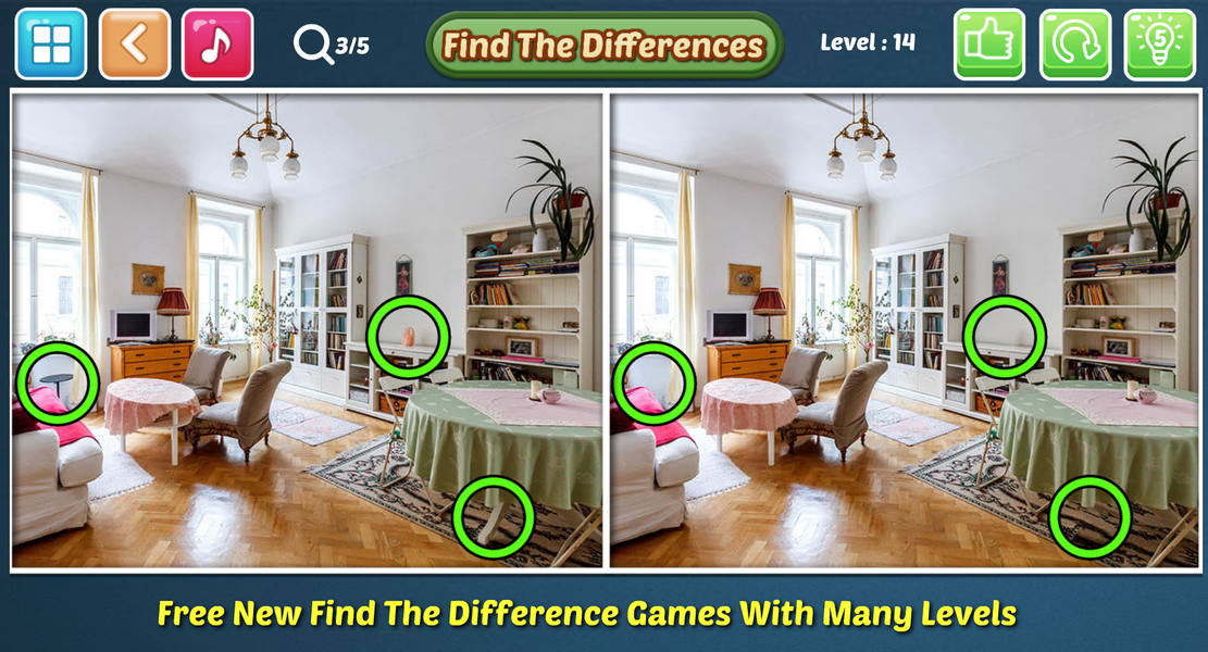 Find The Difference 1000 level - Gameplay image of android game