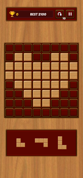 Wood Block Crush - Gameplay image of android game