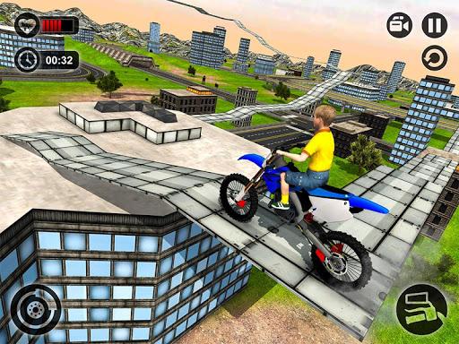 Kids MotorBike Stunt Rider ۳D - عکس بازی موبایلی اندروید