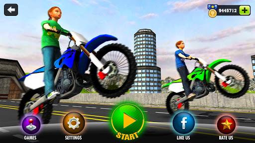 Kids MotorBike Stunt Rider ۳D - عکس بازی موبایلی اندروید