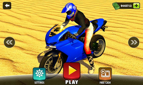 Offroad Moto Bike Hill Rider - Gameplay image of android game