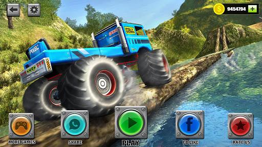 Uphill Monster Truck Driving Simulator 2018 - عکس بازی موبایلی اندروید