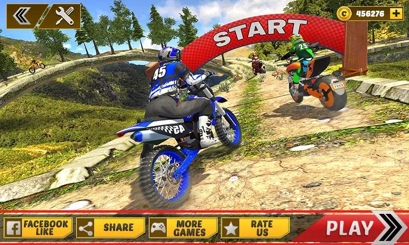 Reckless Motorbike Racing Stun - Gameplay image of android game