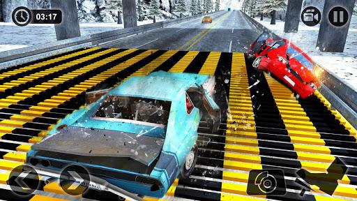 Speed Bump Car Crash Simulator - Gameplay image of android game
