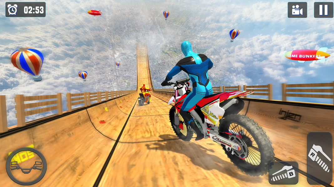 Superhero GT Bike Racing Stunt - عکس بازی موبایلی اندروید