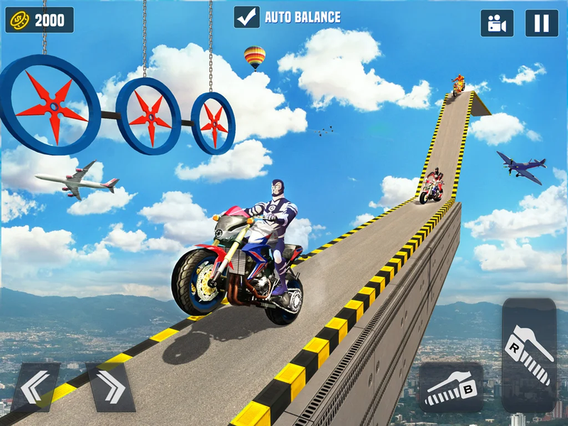 Superhero GT Bike Racing Stunt - عکس بازی موبایلی اندروید