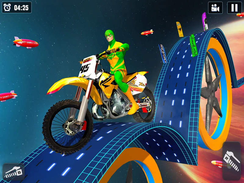 Superhero GT Bike Racing Stunt - عکس بازی موبایلی اندروید