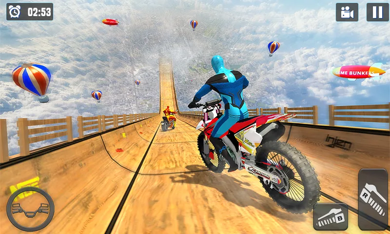 Superhero GT Bike Racing Stunt - عکس بازی موبایلی اندروید
