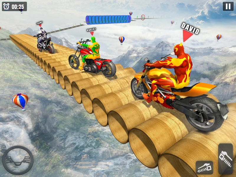 Superhero GT Bike Racing Stunt - عکس بازی موبایلی اندروید