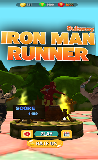 Iron Man Subway Runner - عکس بازی موبایلی اندروید