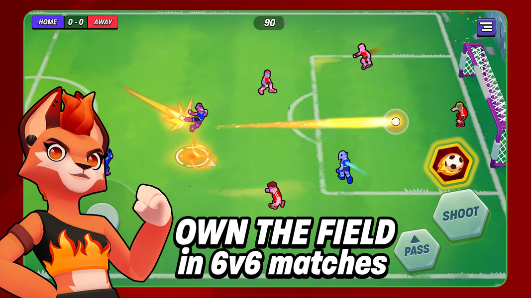 Striker League - Play Soccer - عکس بازی موبایلی اندروید