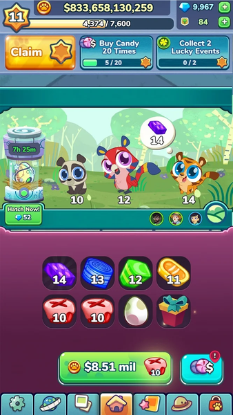 Merge Zoo - Gameplay image of android game