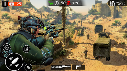 Sniper ۳D Fps: Sniper shooting - عکس بازی موبایلی اندروید