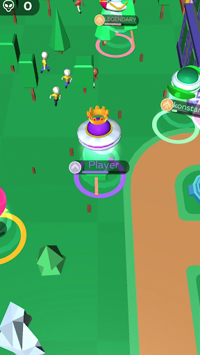 Crazy Spaceship.io: Alien Wars - Gameplay image of android game