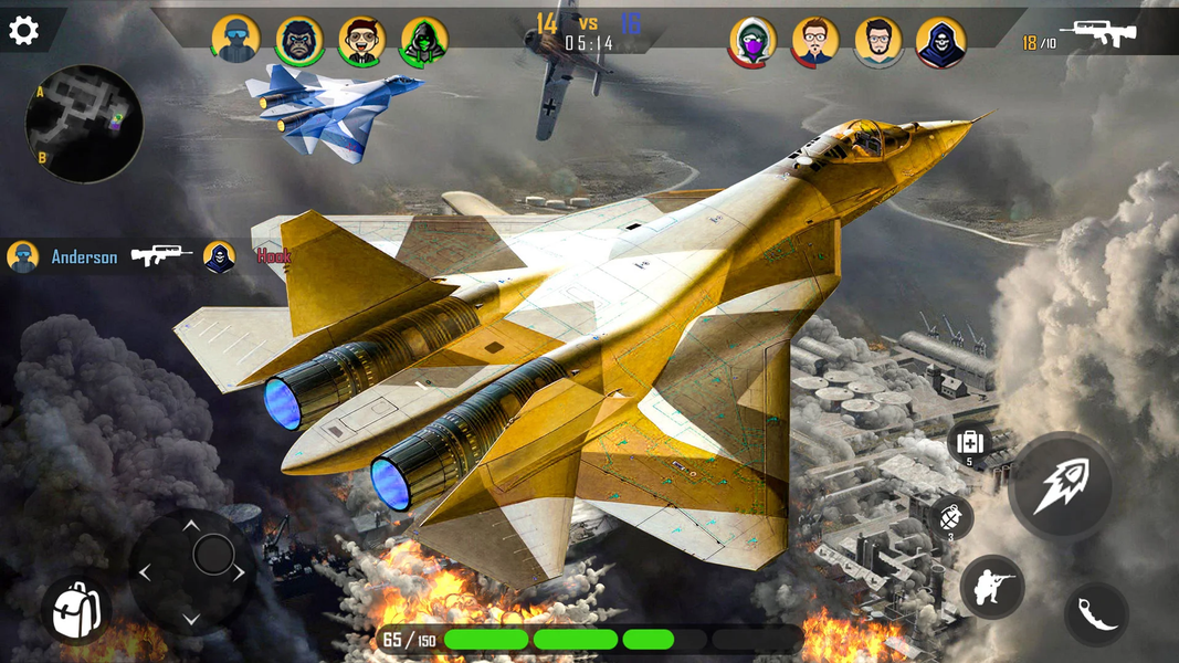 Fighter Jet Games Warplanes - عکس بازی موبایلی اندروید
